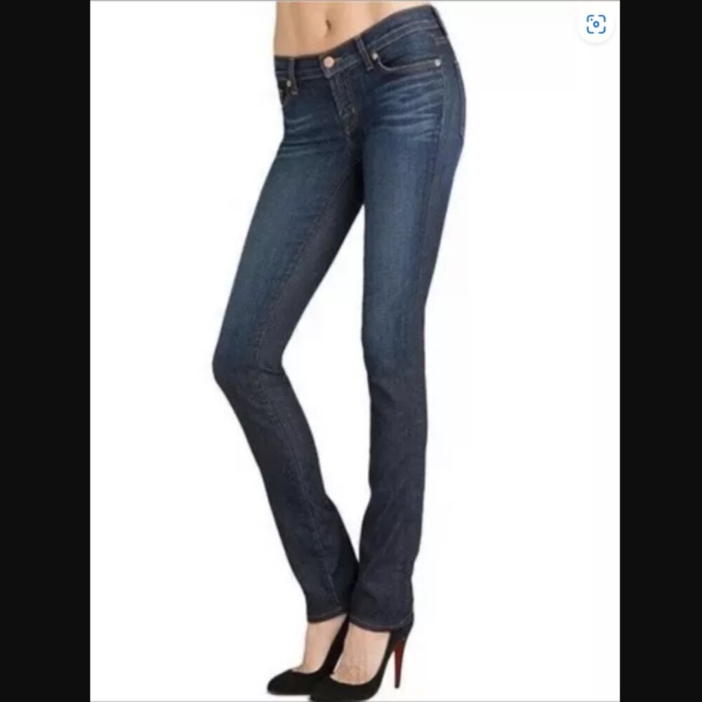 J Brand Pencil Leg Dark Blue Mid Rise Skinny Jeans